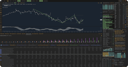 A screenshot of the main insider trading interface in TrendSpider